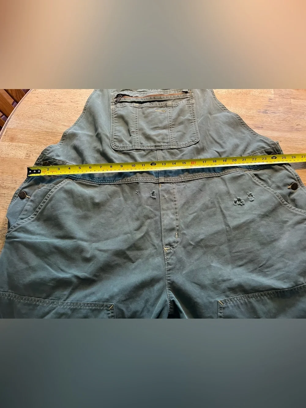 Garden Favorite Carhartt Olive Green Loose-Fit Canvas Carpenter Overalls
